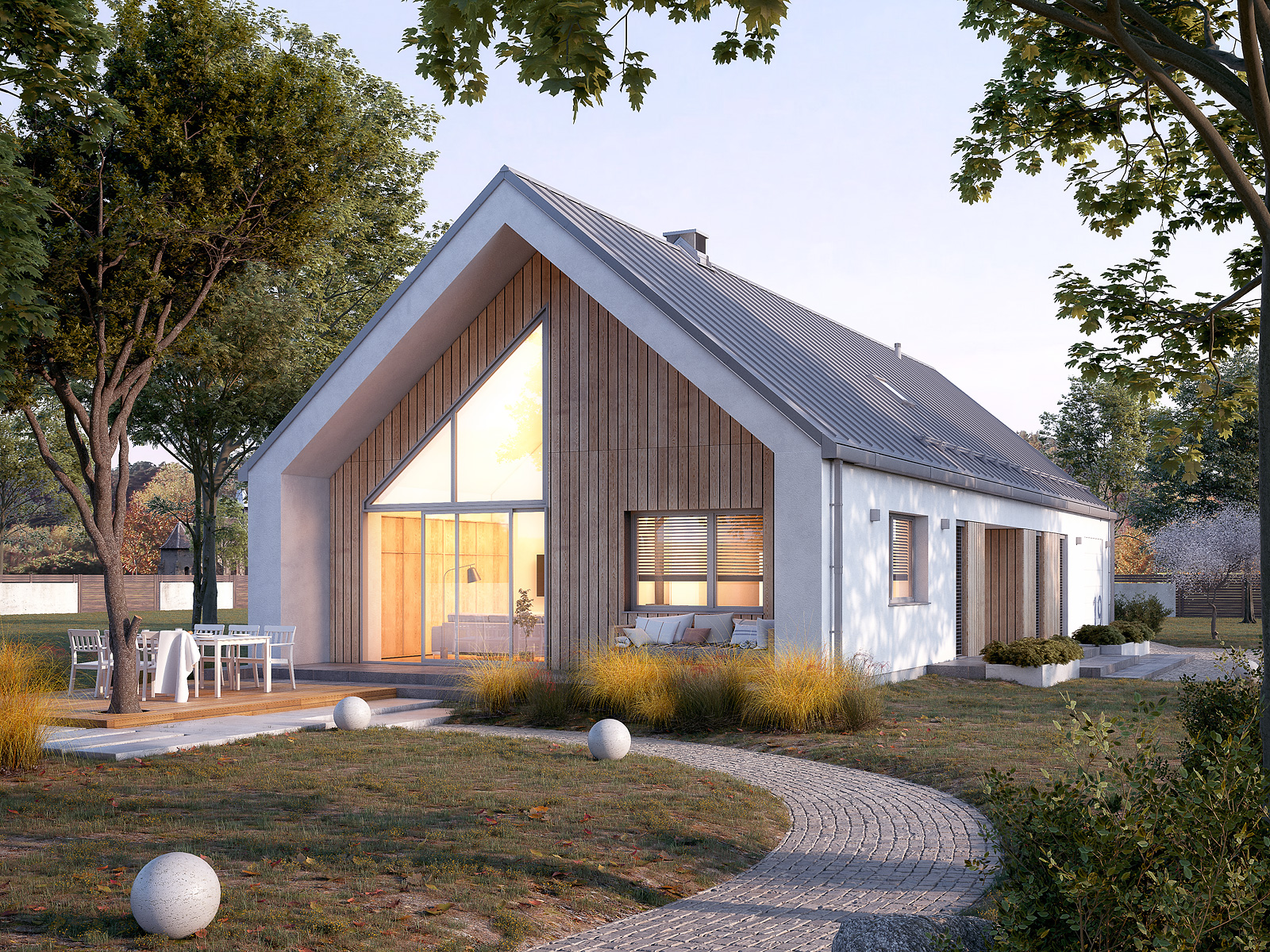 Design domu ve stylu barn house Jemioła 4