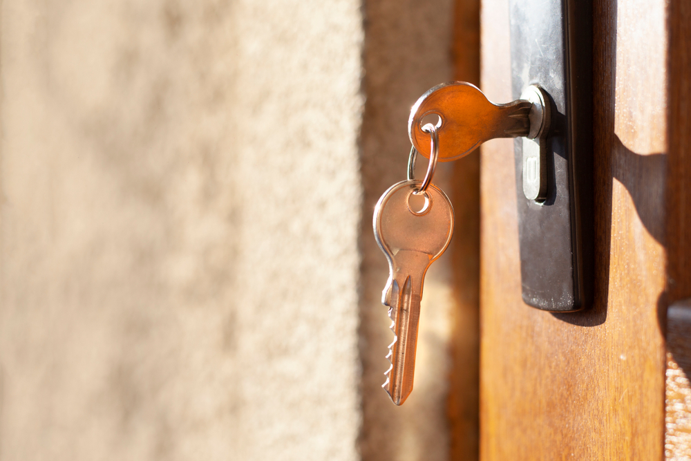 klíče v zámku