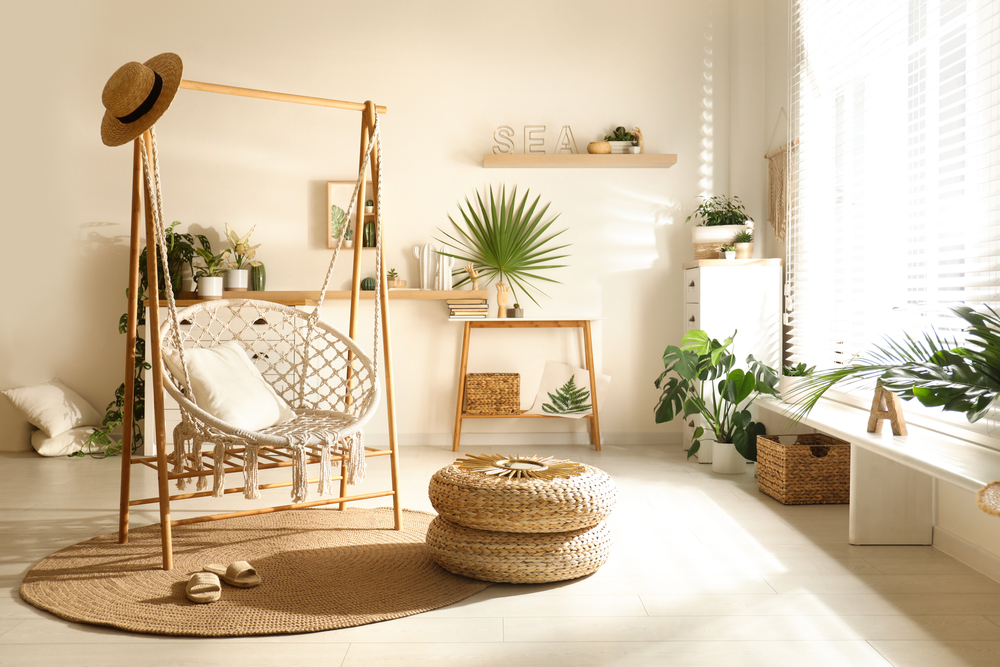 houpačka v obýváku