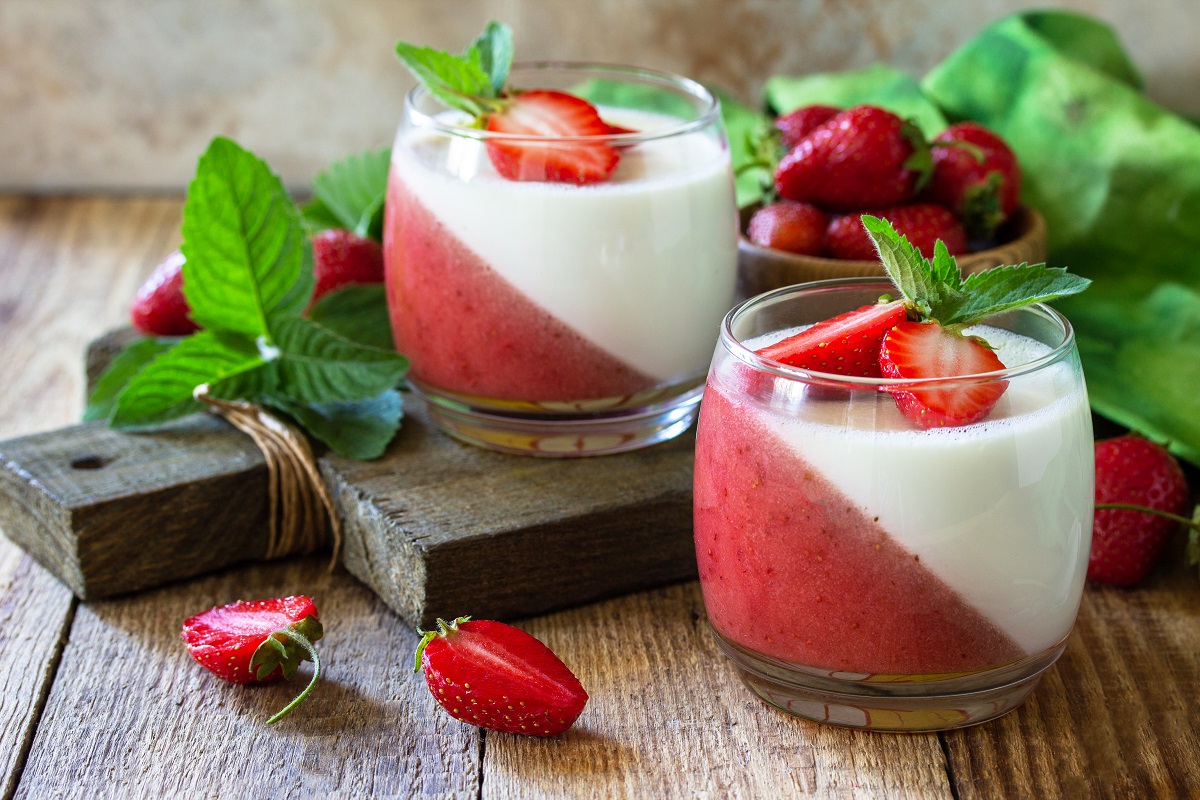 panna cotta půl na půl