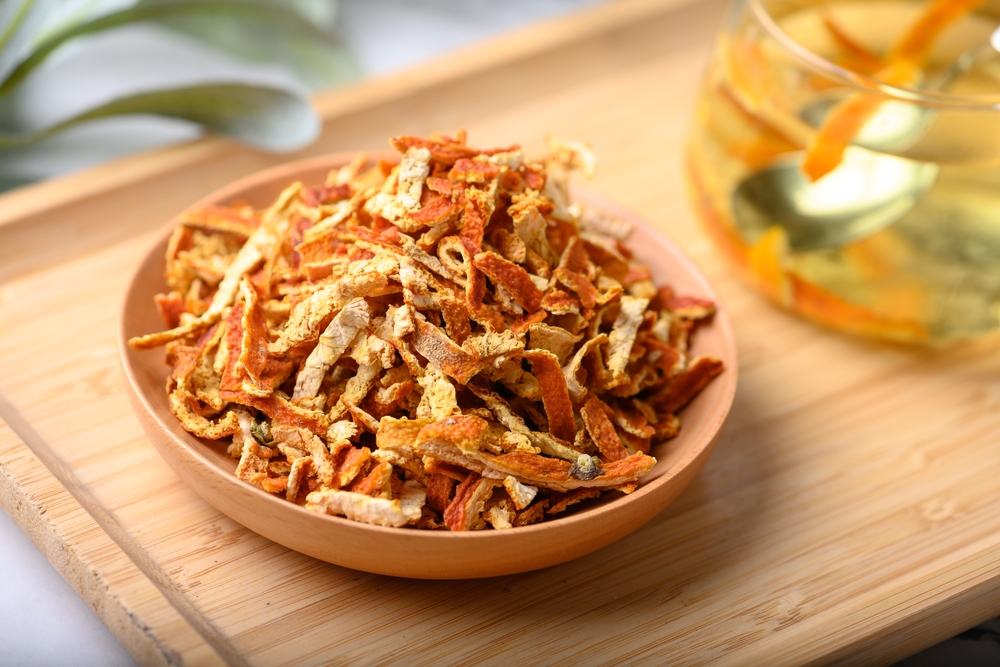 sušená citronová kůra