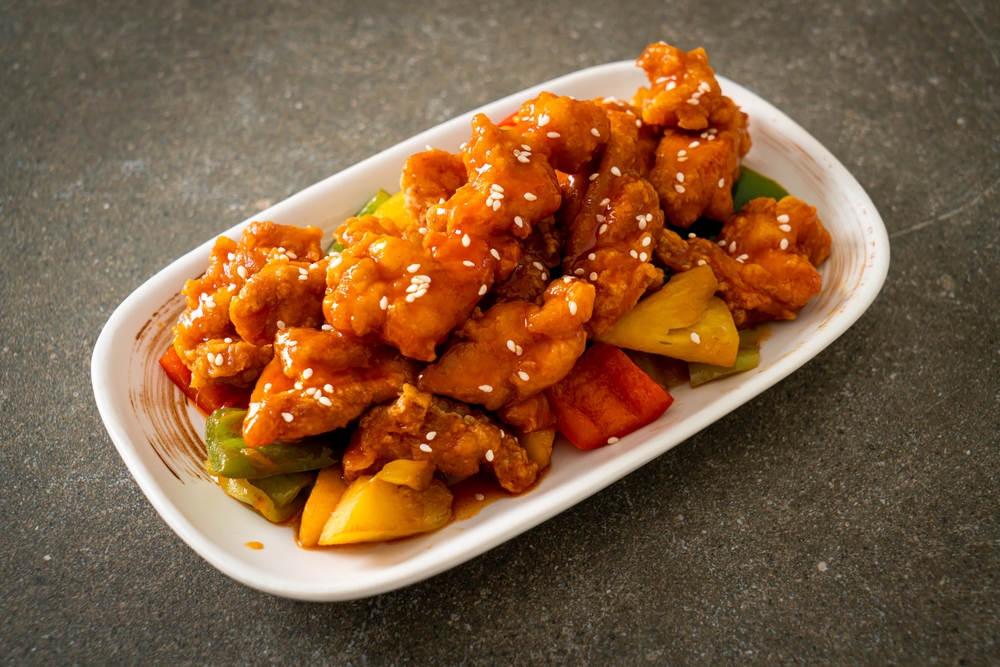 kuře se sladkokyselou