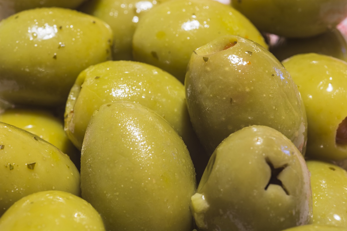 vypeckované olivy