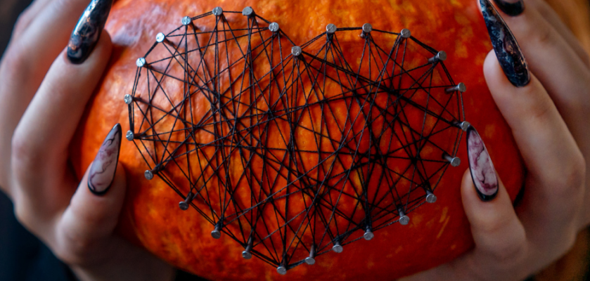 string art dýně