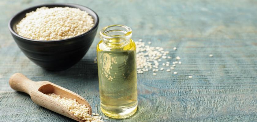 sezamová semínka a olej