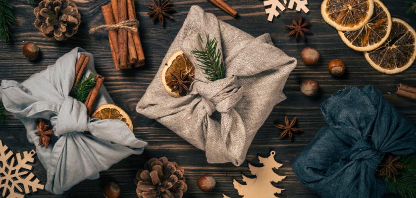 vánoční furoshiki