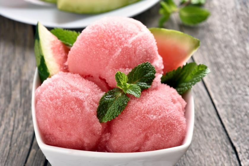 melounový sorbet