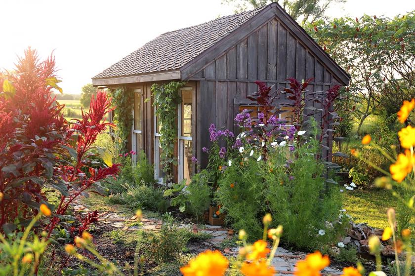 dřevěný zahradní domek