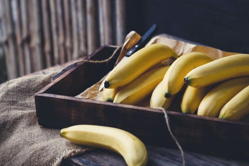 banány v bedýnce