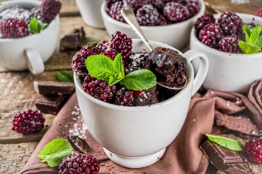 čokoládový mug cake