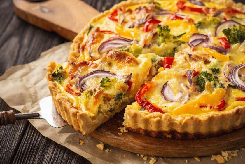 quiche se zeleninou