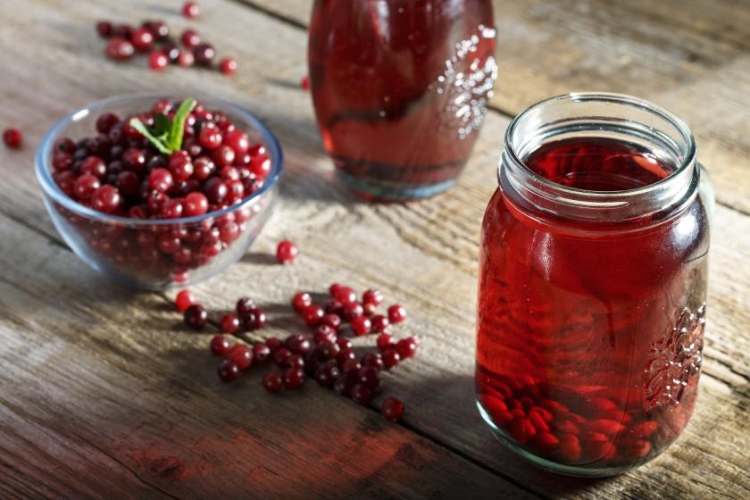 brusinková limonáda