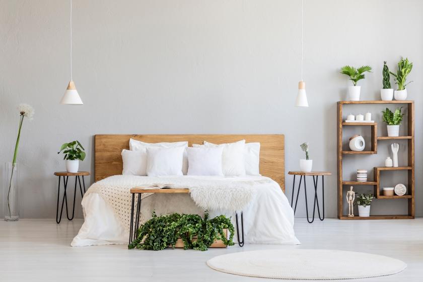 minimalistická ložnice