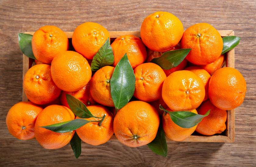 mandarinky v bedýnce