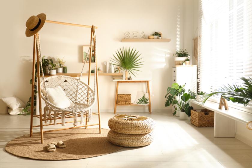 houpačka v obýváku