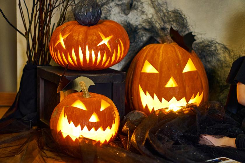 halloweenské dekorace