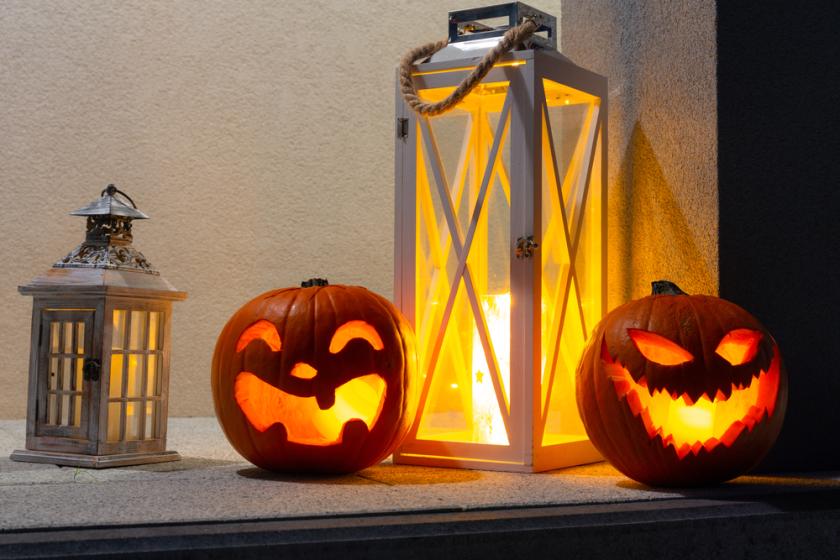 halloweenské dekorace
