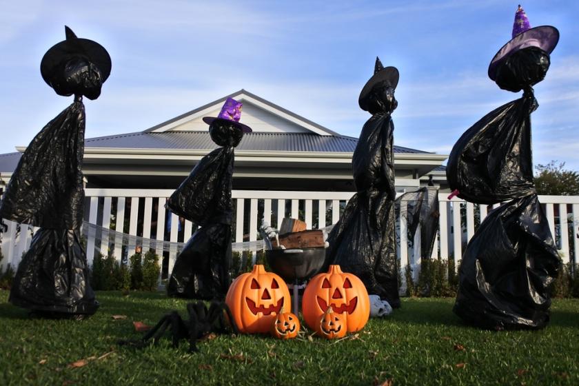 halloweenské dekorace