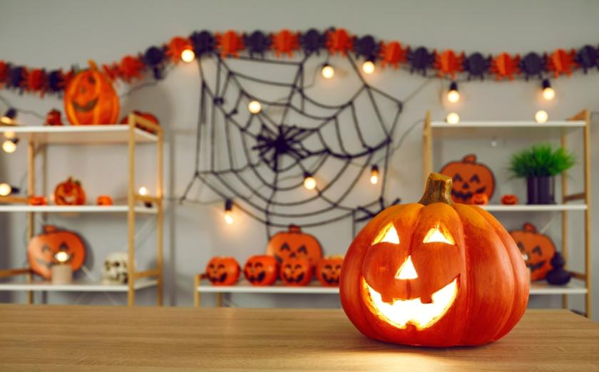 halloweenské dekorace