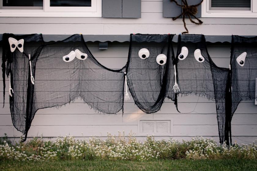 halloweenské dekorace