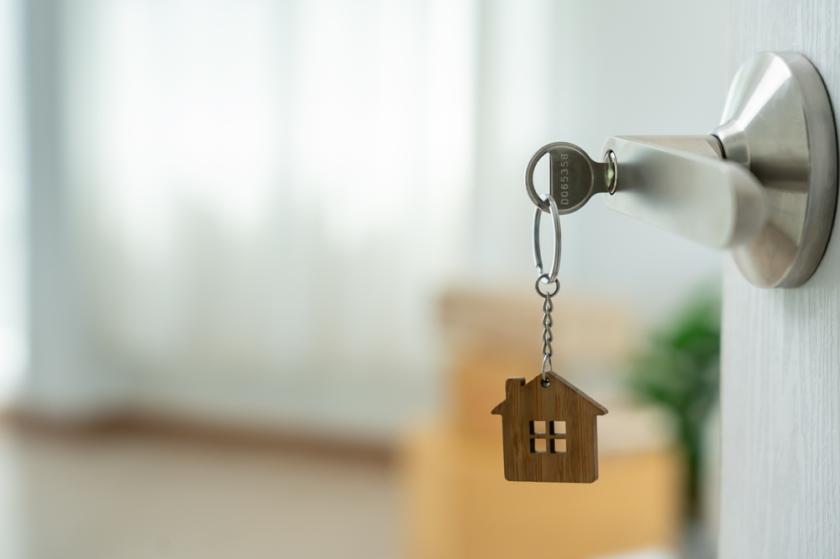 klíč s klíčenkou