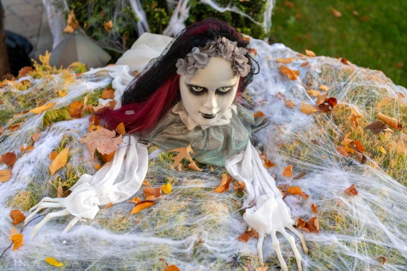 halloweenské dekorace