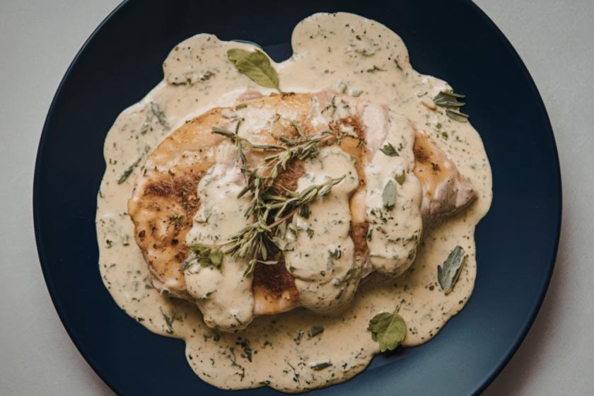 česneková omáčka s masem